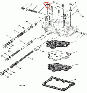 BUCSA TIJA SCHIMBATOR JOHN DEERE L36622